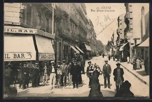 AK Cette, Rue Alsace-Lorraine