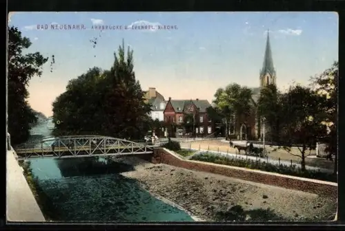AK Bad Neuenahr, Ahrbrücke, evangelische Kirche