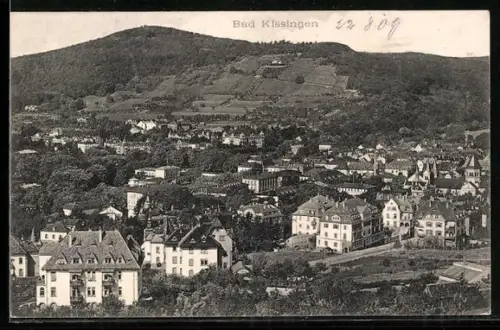 AK Bad Kissingen, Ortsansicht aus der Vogelschau