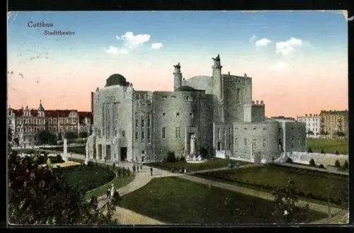 AK Cottbus, Stadttheatermit Anlagen
