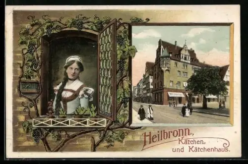 Künstler-AK Heilbronn, Käthchen und Käthchenhaus