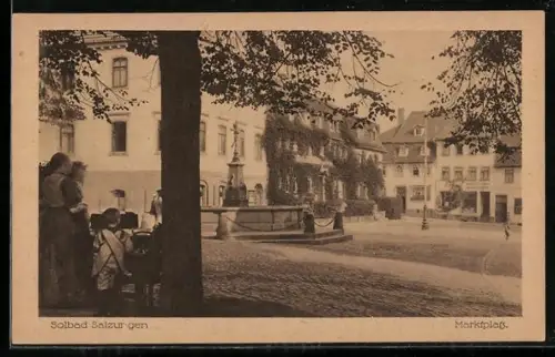AK Salzungen, Blick auf den Marktplatz