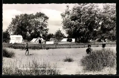 AK Nordenham, Zeltplatz am Weserstrand