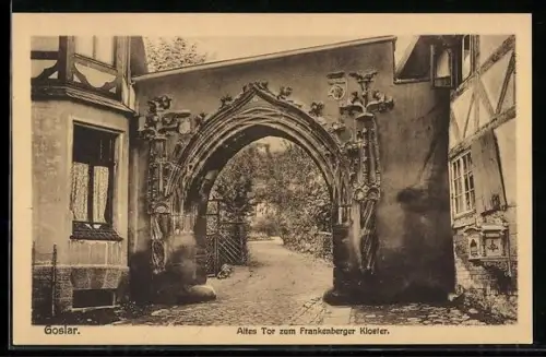 AK Goslar, Altes Tor zum Frankenberger Kloster