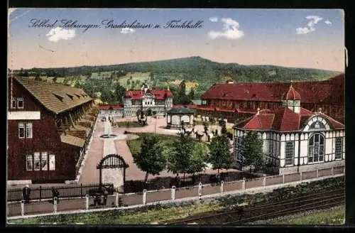 AK Bad Salzungen, Gradierhäuser, Trinkhalle