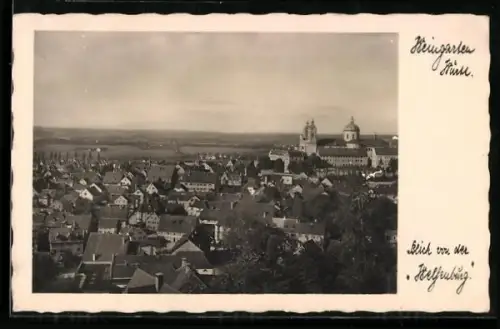 AK Weingarten /Württ., Blick von der Welfenburg auf die Stadt