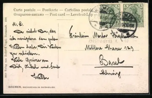 AK Bremen, Bacchusfass im Ratskeller