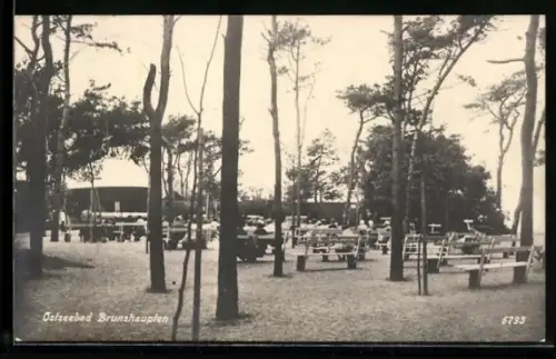 AK Brunshaupten, Waldgaststätte mit Sitzplätzen