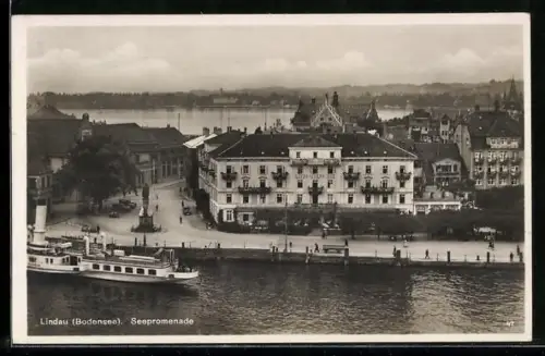 AK Lindau /Bodensee, Seepromenade