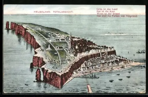 AK Helgoland, Totalansicht
