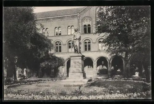 AK Hannover, Schiller-Denkmal