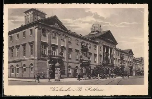 AK Karlsruhe i. B., Rathaus