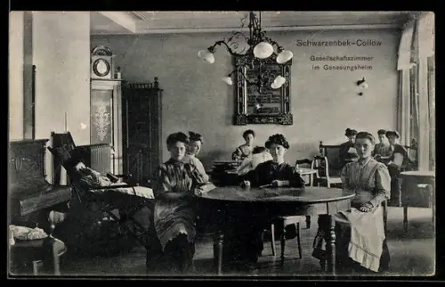 AK Schwarzenbek-Collow, Gesellschaftszimmer im Genesungsheim