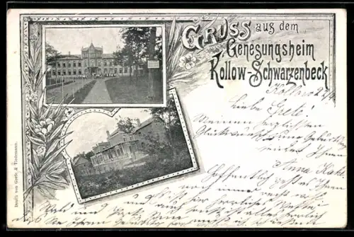 AK Kollow-Schwarzenbeck, Genesungsheim, Aussenansicht