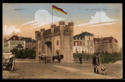 AK Rastatt, Partie am Karlsruher Tor