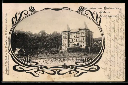 AK Bad Soden-Salmünster, Sanatorium Stolzenberg