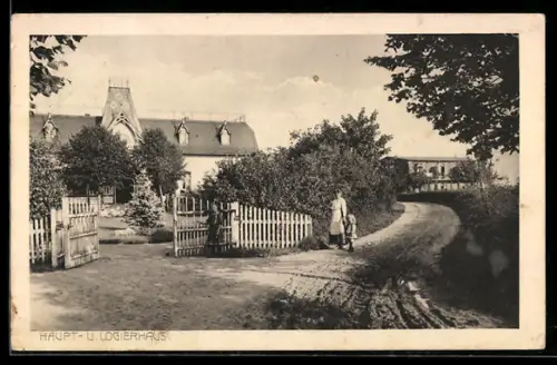 AK Weidefeld a. d. Ostsee, Haupt- u. Logierhaus