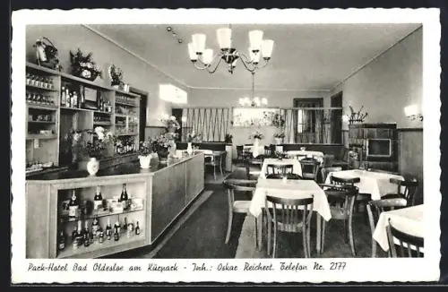 AK Bad Oldesloe, Park-Hotel am Kurpark, Inh. Oskar Reichelt