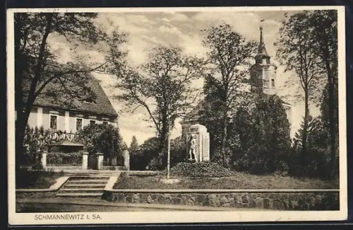 AK Schmannewitz, Kriegerdenkmal