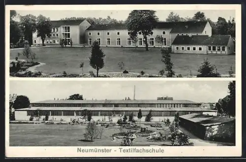 AK Neumünster, Ansichten der Textilfachschule