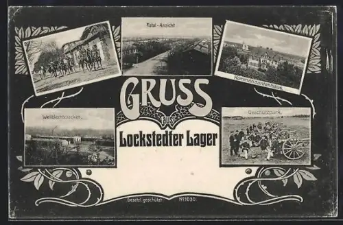 AK Lockstedt, Lager, Kasino, Kommandantenhaus, Geschützpark