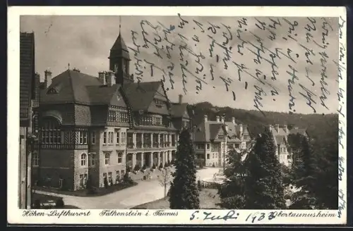 AK Falkenstein i. Taunus, Obertaunusheim im Grünen