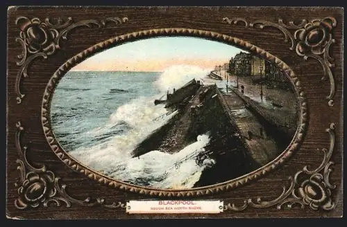 AK Blackpool, Rough Sea, North Shore