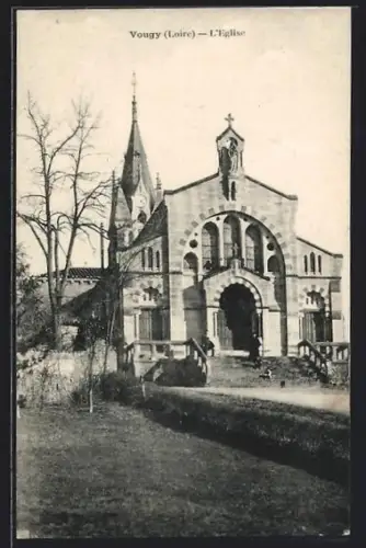 AK Vougy /Loire, L`Eglise
