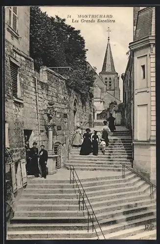 AK Montrichard, Les Grands Escaliers