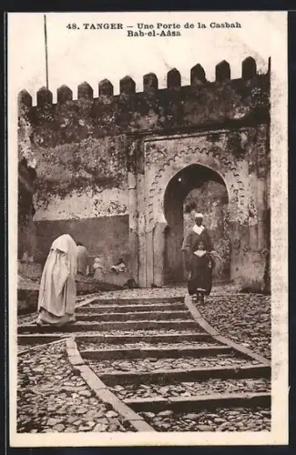 AK Tanger, Une Porte de la Casbah, Bab-el-Aâsa