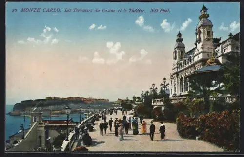 AK Monte Carlo, Les Terrasses du Casino et le Théâtre