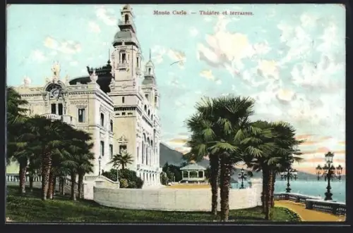 AK Monte Carlo, Théâtre et terrasses