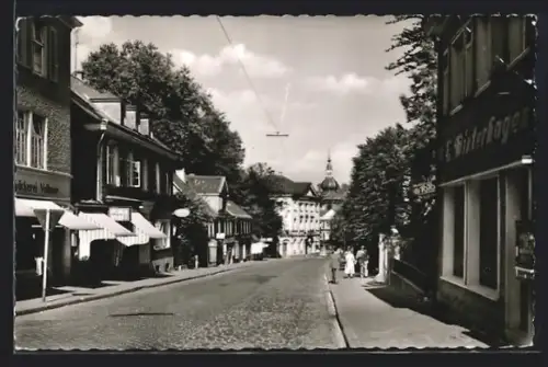 AK Lennep, Kölner Strasse mit Geschäften