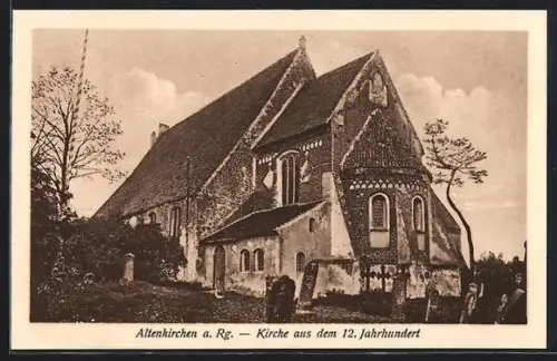 AK Altenkirchen a. Rg., Kirche aus dem 12. Jahrhundert