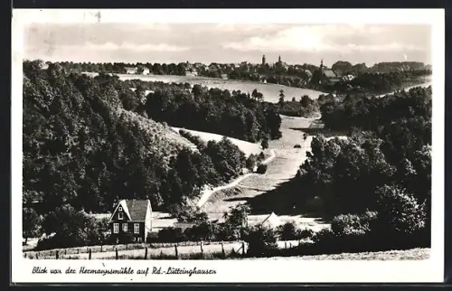 AK Remscheid-Lüttringhausen, Blick von der Hermannsmühle