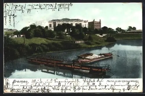 AK Bremen, Partie an der kleinen Weser