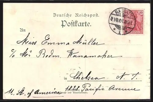 AK Rastatt, Katholische Stadtkirche