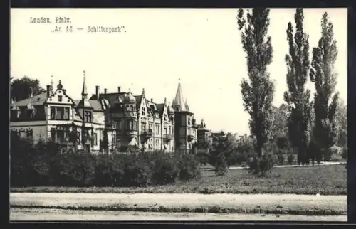 AK Landau /Pfalz, An 44, Schillerpark
