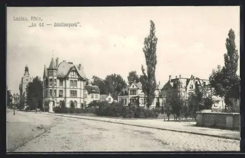 AK Landau /Pfalz, An 44, Schillerpark