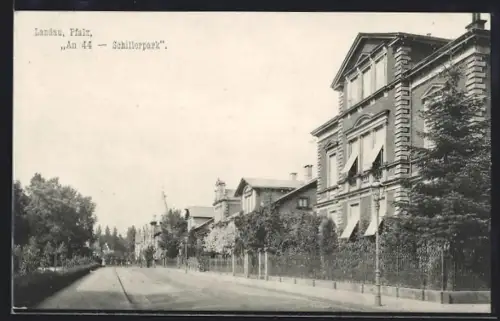 AK Landau /Pfalz, An 44, Schillerpark