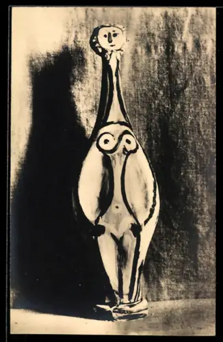 Künstler-AK sign. Pablo Picasso: Vallauris, Poterie, Cliché Musée de Vallauris