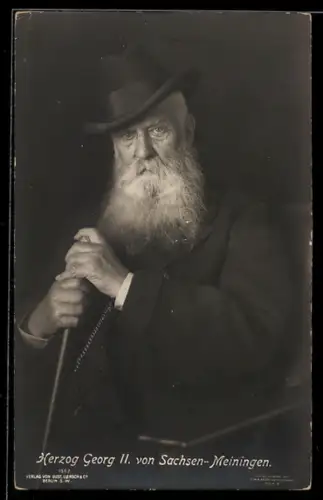 AK Herzog Georg II. von Sachsen-Meiningen, 1826-1914