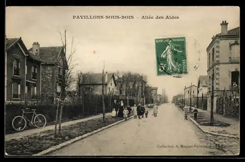 AK Pavillons-sous-Bois, Allée des Aldes