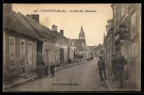 AK Teloché /Sarthe, Arrivée par Mulsanne