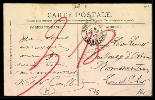 AK Villepreux, Rue de Rouen