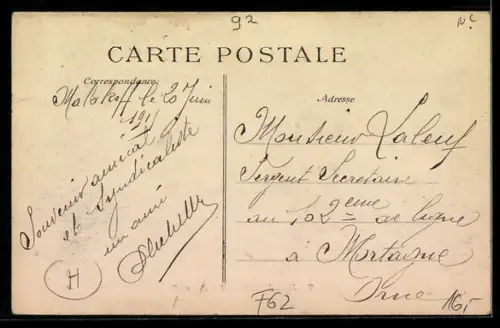 AK Malakoff, Rue d`Arcueil