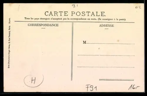 AK Mennecy /S. et O., Rue de Milly