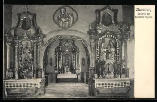 AK Obernburg, Inneres der St. Anna Kapelle