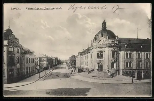 AK Landau, Kaiserring, Justizgebäude