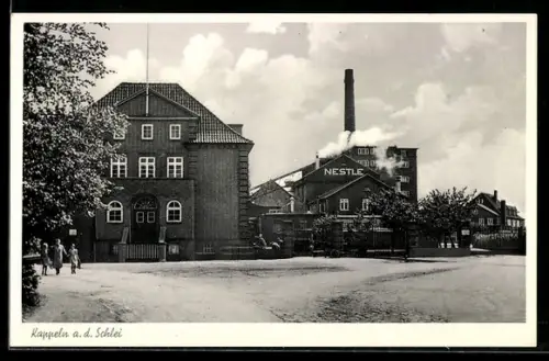AK Kappeln, Ortspartie mit Nestle-Werk